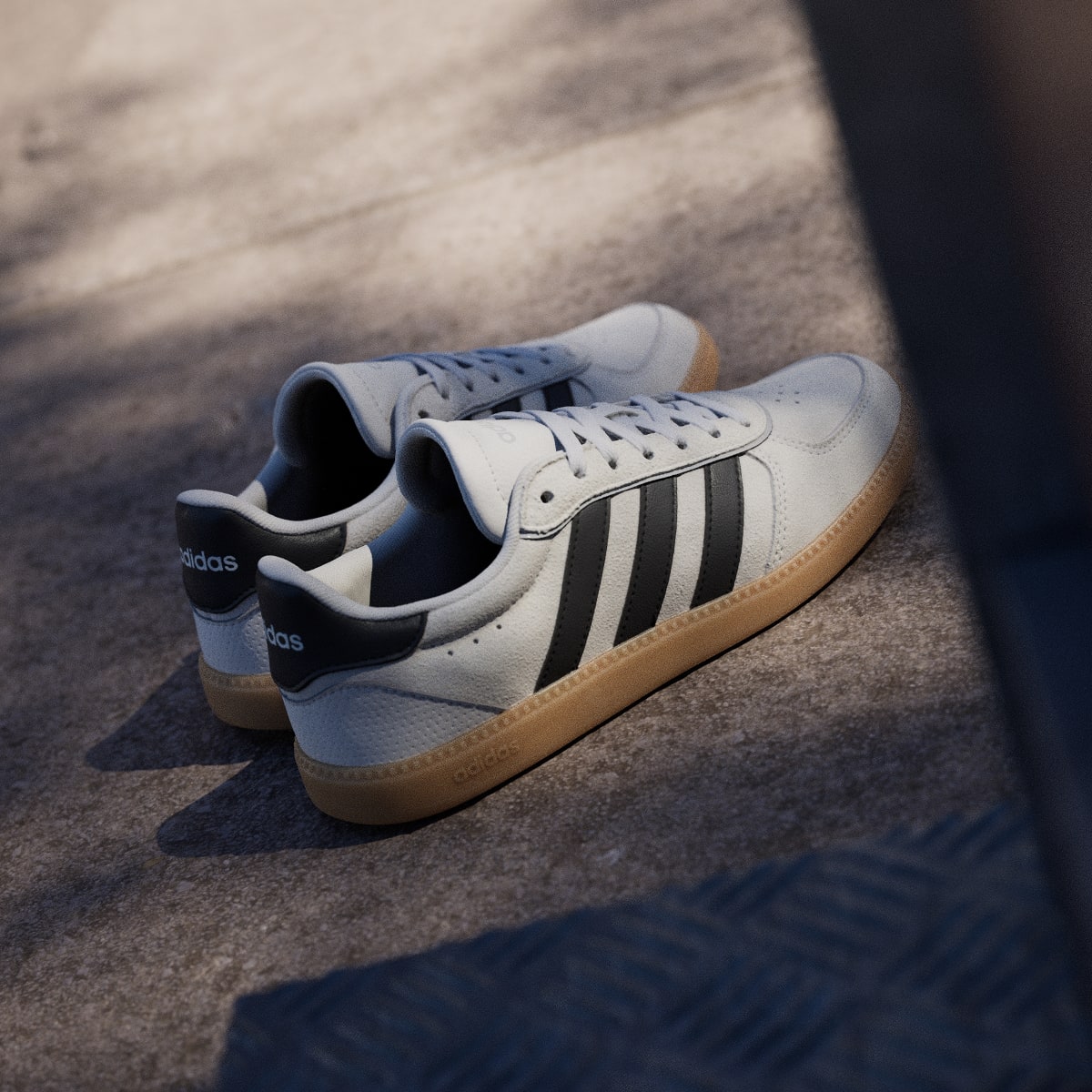 Adidas Women's Breaknet Sleek Shoes - Grey One / Core Black / Core Black - Image 6