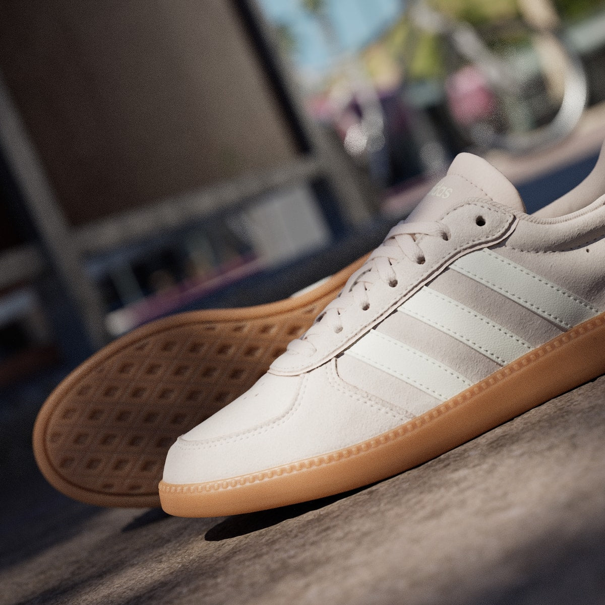 Adidas Women's Breaknet Sleek Shoes - Putty Mauve / Core White / Gum - Image 10