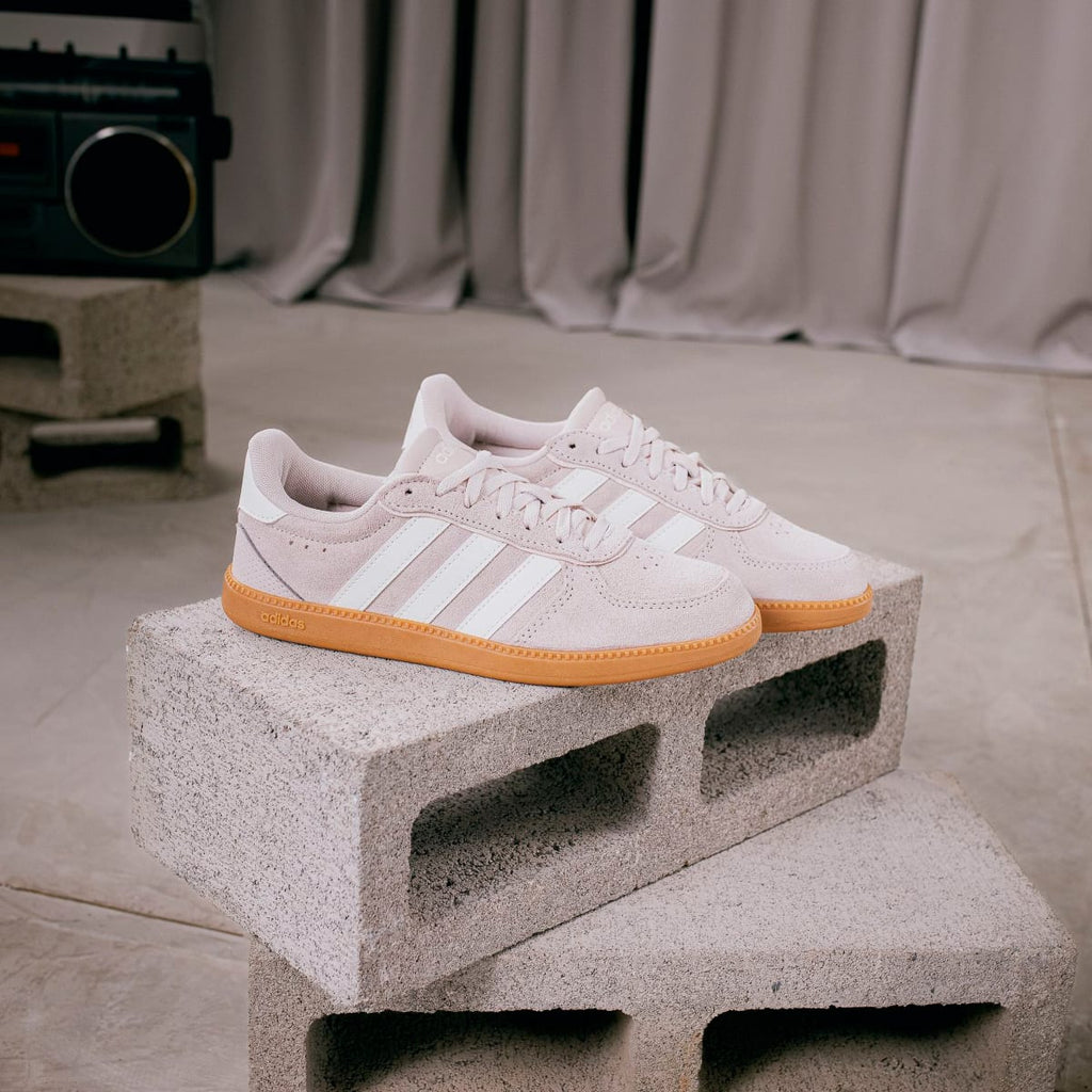 Adidas Women's Breaknet Sleek Shoes - Putty Mauve / Core White / Gum - Image 12