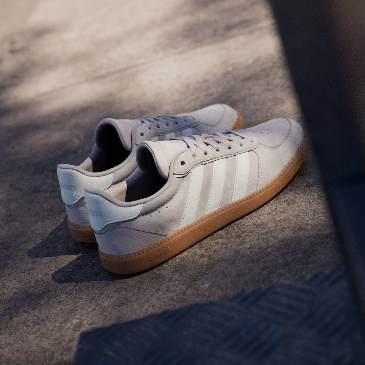 Adidas Women's Breaknet Sleek Shoes - Putty Mauve / Core White / Gum - Image 6