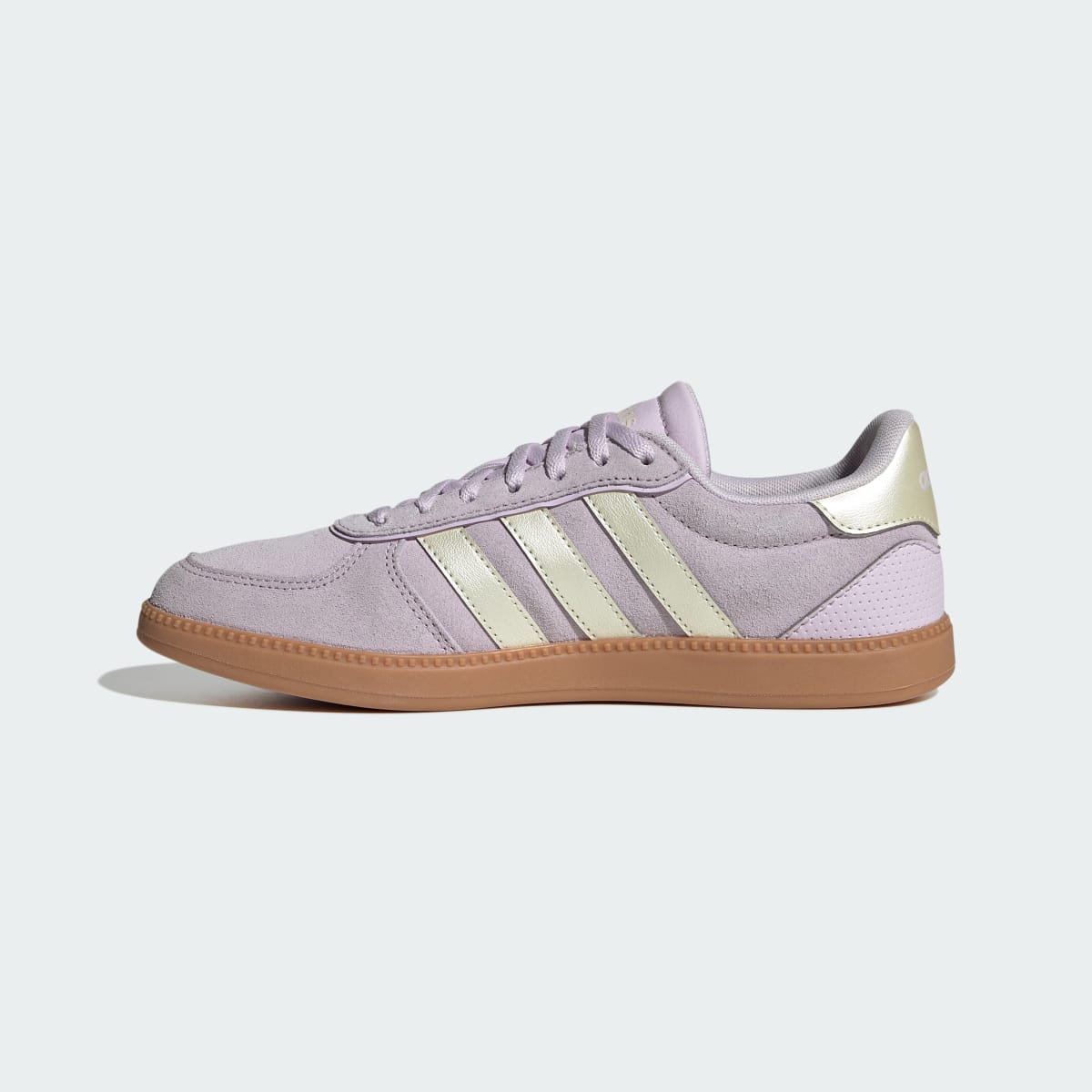 Adidas Women's Breaknet Sleek Shoes - Ice Lavender / Ice Gold Met. / Gum - Image 7