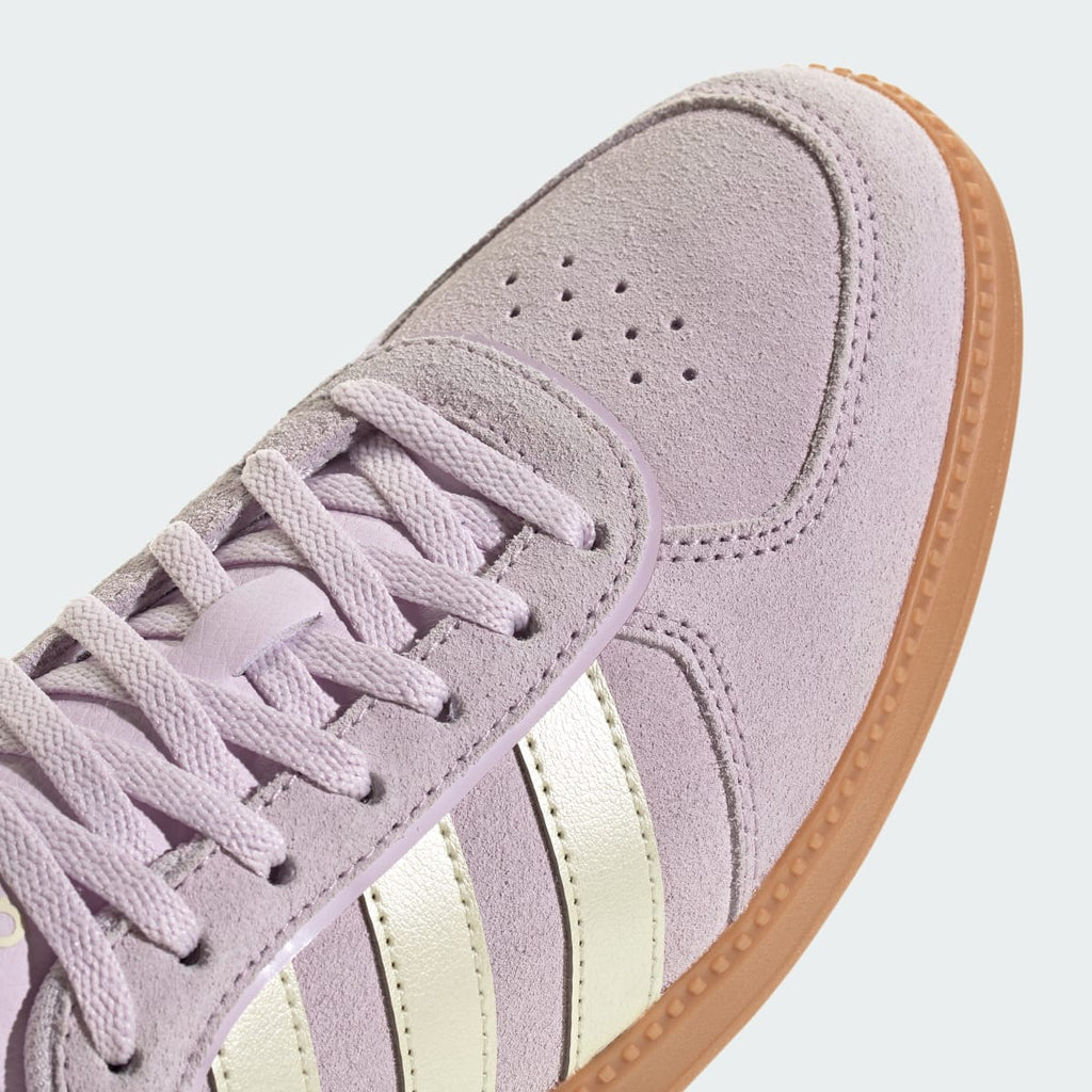 Adidas Women's Breaknet Sleek Shoes - Ice Lavender / Ice Gold Met. / Gum - Image 9