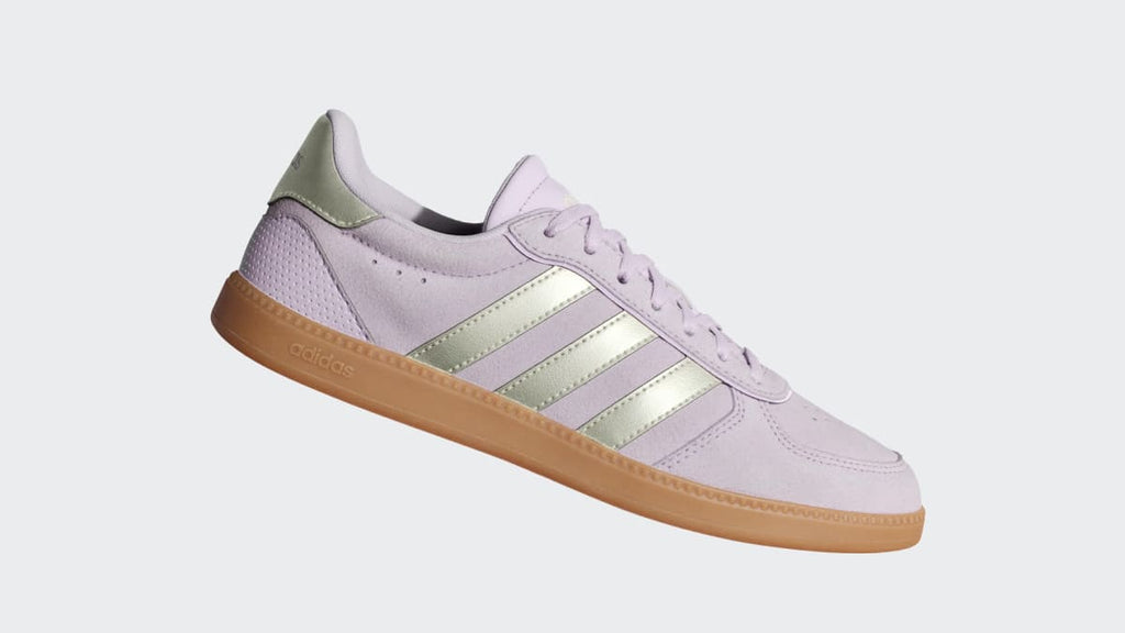 Adidas Women's Breaknet Sleek Shoes - Ice Lavender / Ice Gold Met. / Gum - Image 2
