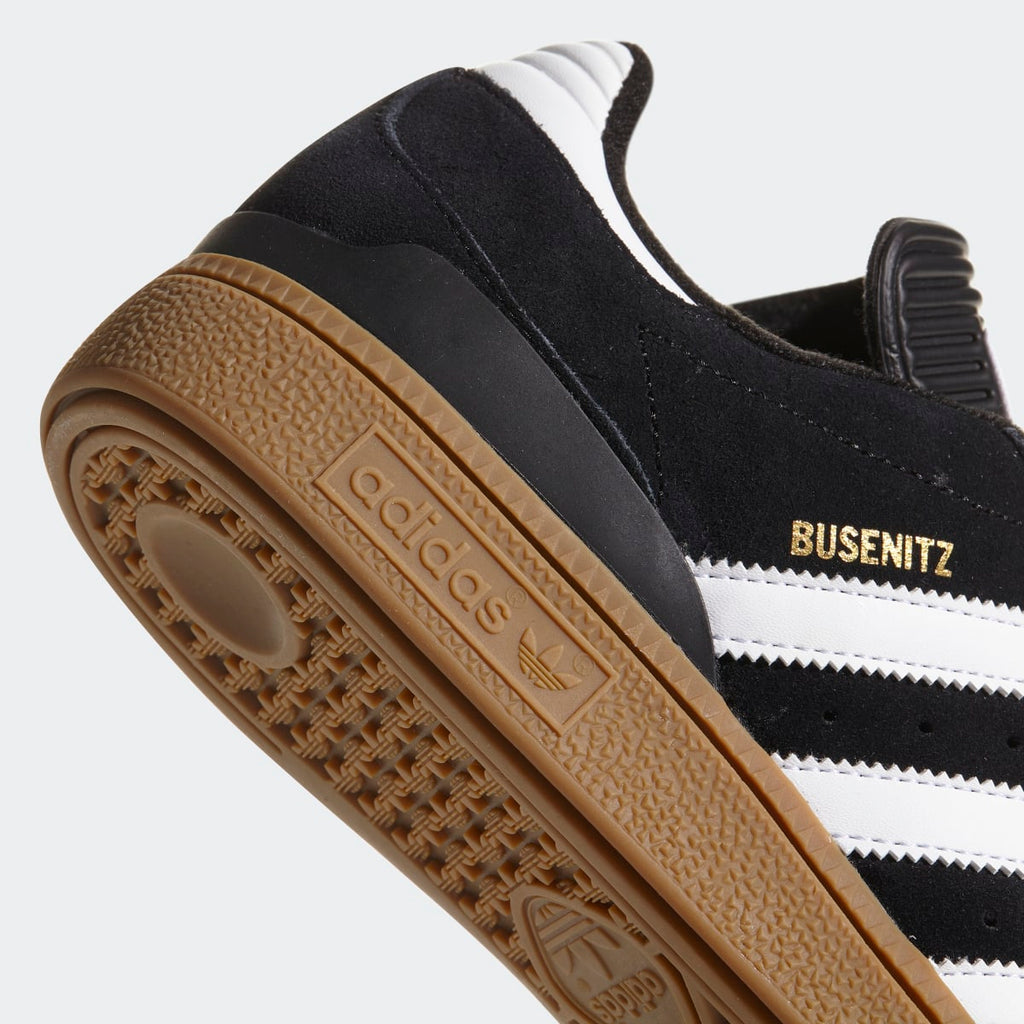 Adidas Men's Busenitz Pro Shoes - Core Black / Cloud White / Gold Metallic - Image 10