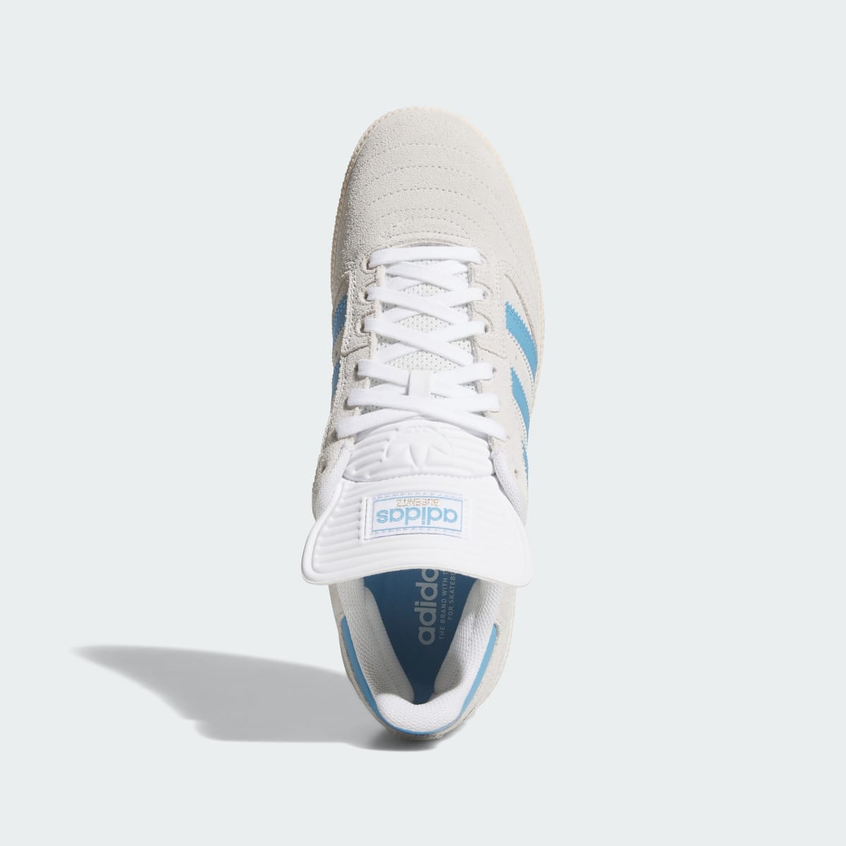 Adidas Men's Busenitz Shoes - Grey One / Light Blue / Chalk White - Image 2