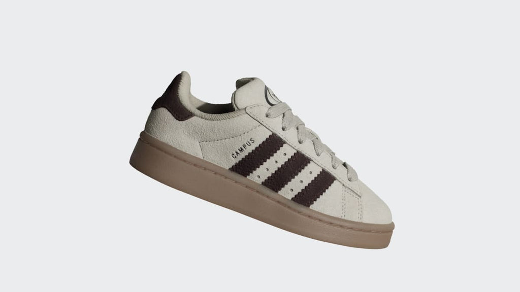 Adidas Kids' CAMPUS 00s SHOES - Sesame / Aurora Coffee / Gum - Image 2