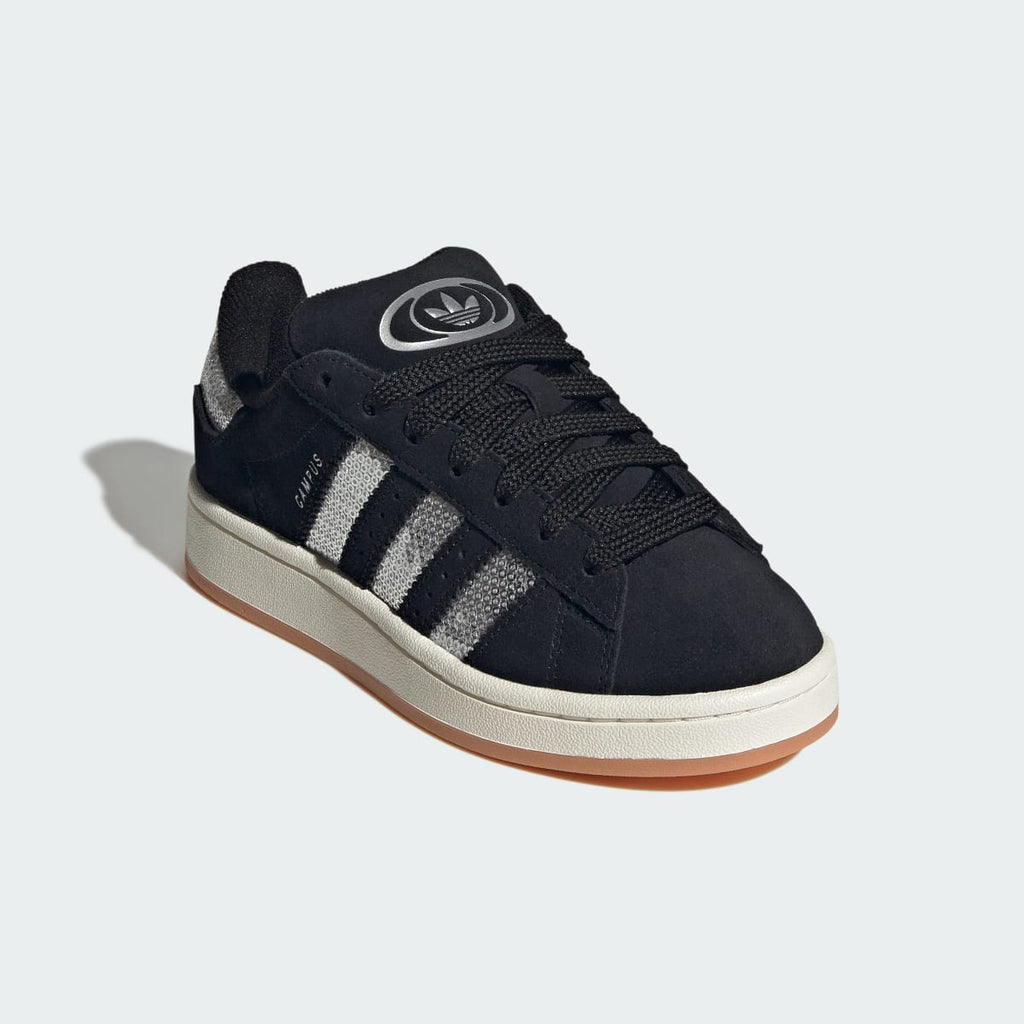 Adidas Kids' CAMPUS 00s SHOES - Core Black / Silver Metallic / Gum - Image 5