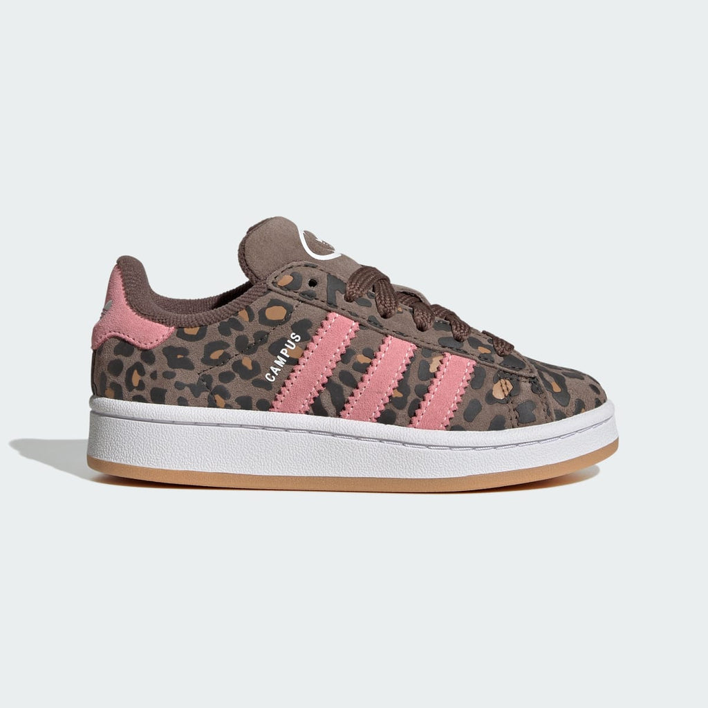 Adidas Kids' CAMPUS 00s SHOES - Earth Strata / Cloud White / Glow Pink - Image 1