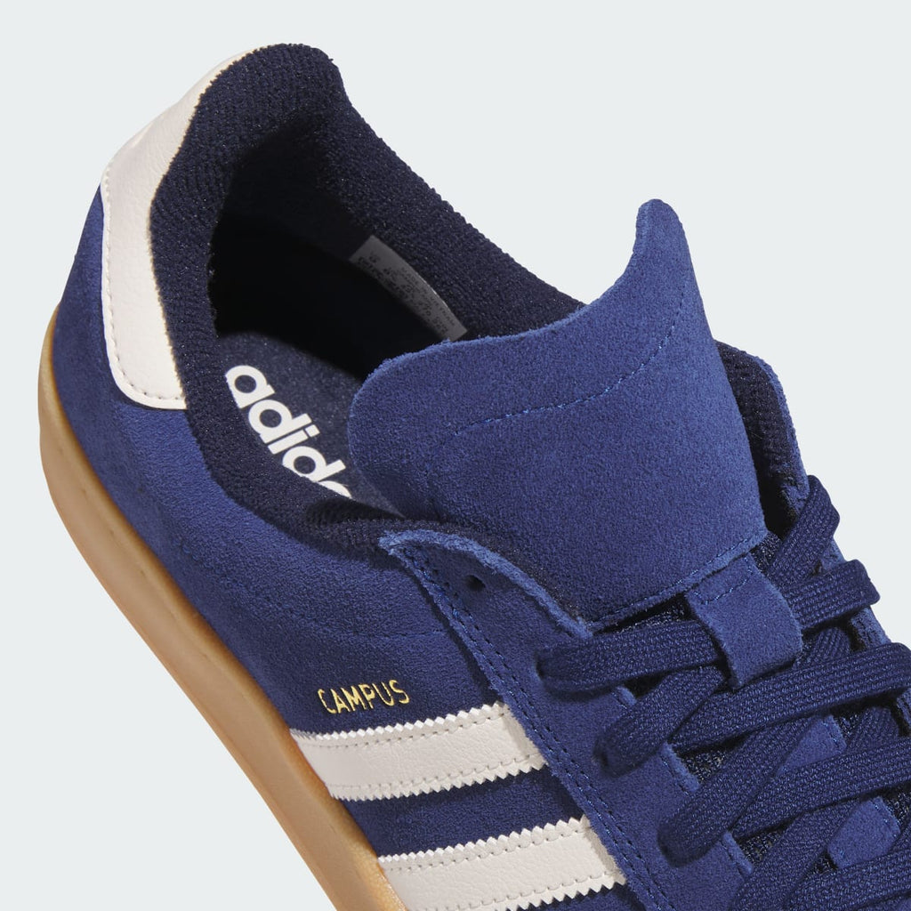 Adidas Men's CAMPUS ADV Shoes - Dark Blue / Chalk White / Gum - Image 8