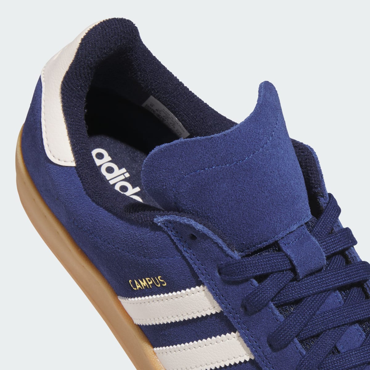 Adidas Men's CAMPUS ADV Shoes - Dark Blue / Chalk White / Gum - Image 8