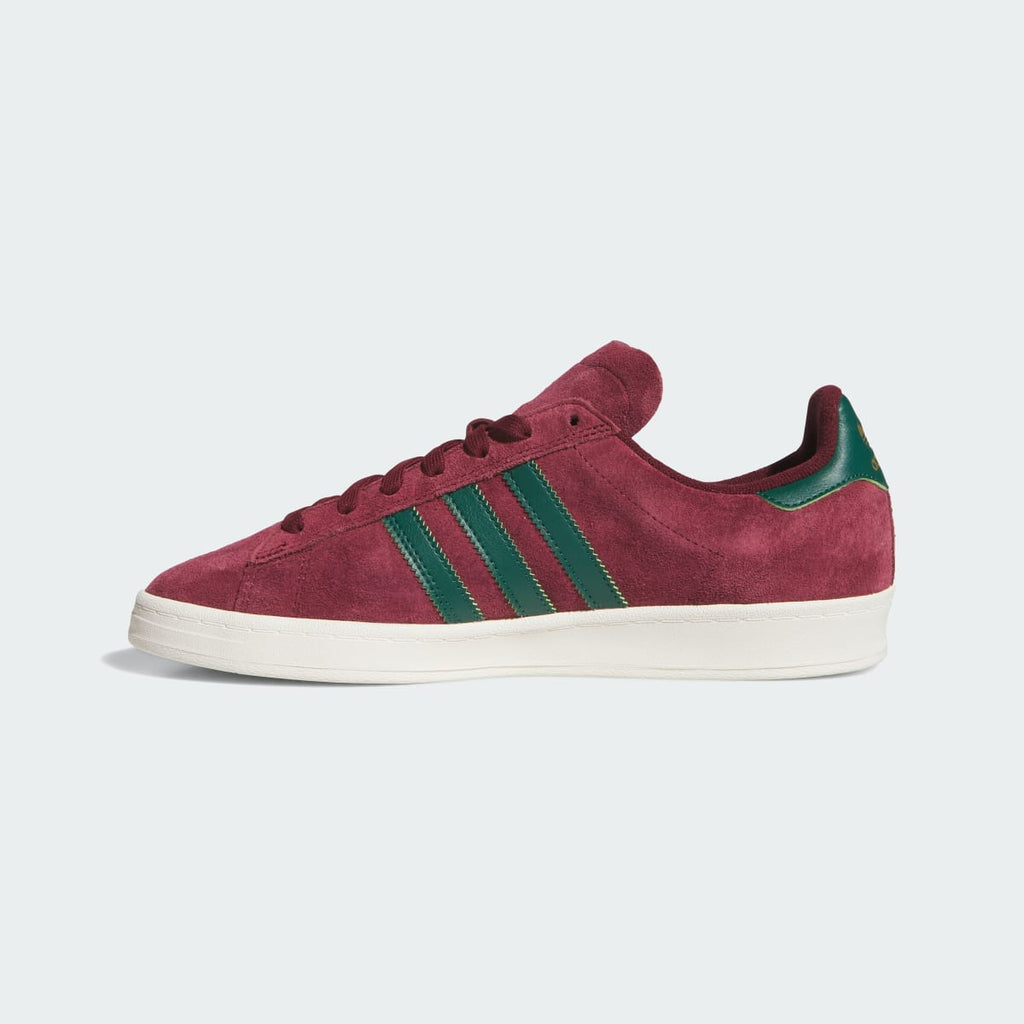 Adidas Men's CAMPUS ADV Shoes - Shadow Red / Collegiate Green / Chalk White - Image 6