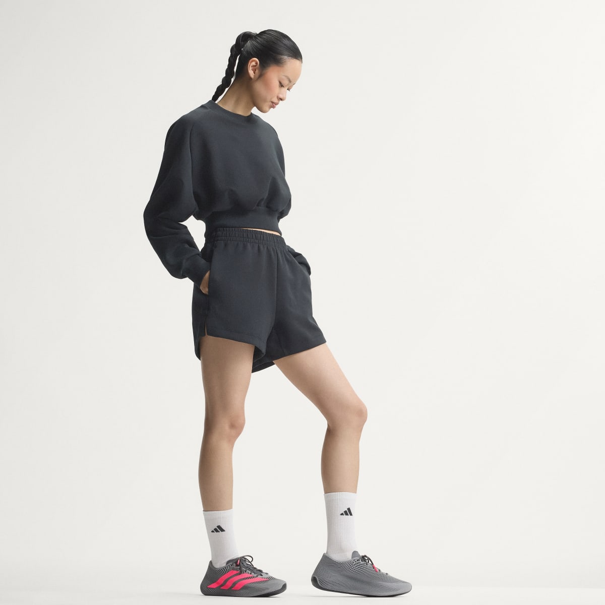 Adidas Women's CLIMACOOL LACED SHOES - Grey Four / Solar Turbo / Grey Five - Image 9