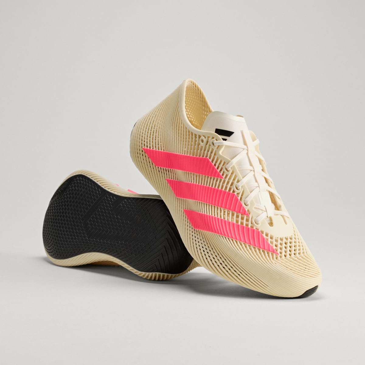Adidas Men's CLIMACOOL LACED SHOES - Off White / Solar Turbo / Core Black - Image 1