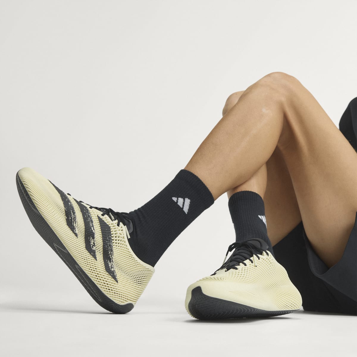 Adidas Men's CLIMACOOL LACED SHOES - Off White / Core Black / Core Black - Image 2