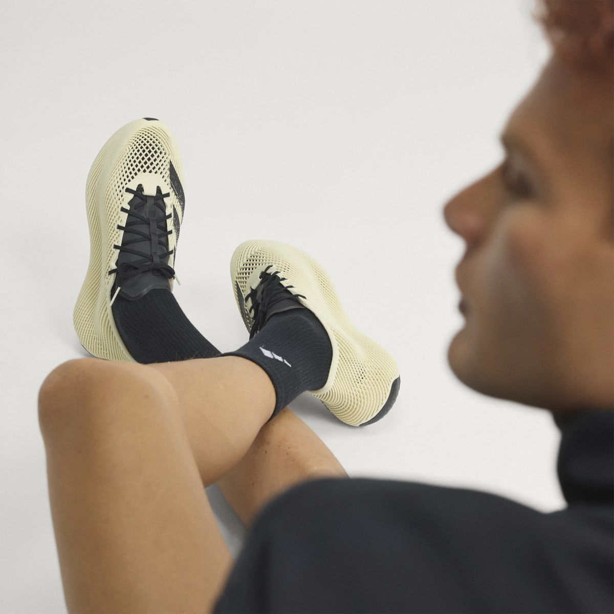Adidas Women's CLIMACOOL LACED SHOES - Off White / Core Black / Core Black - Image 6