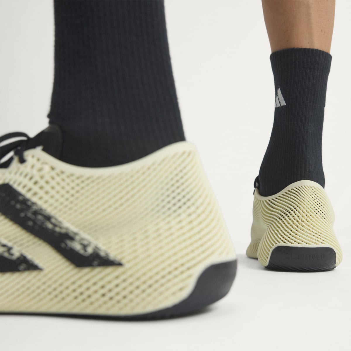 Adidas Men's CLIMACOOL LACED SHOES - Off White / Core Black / Core Black - Image 8