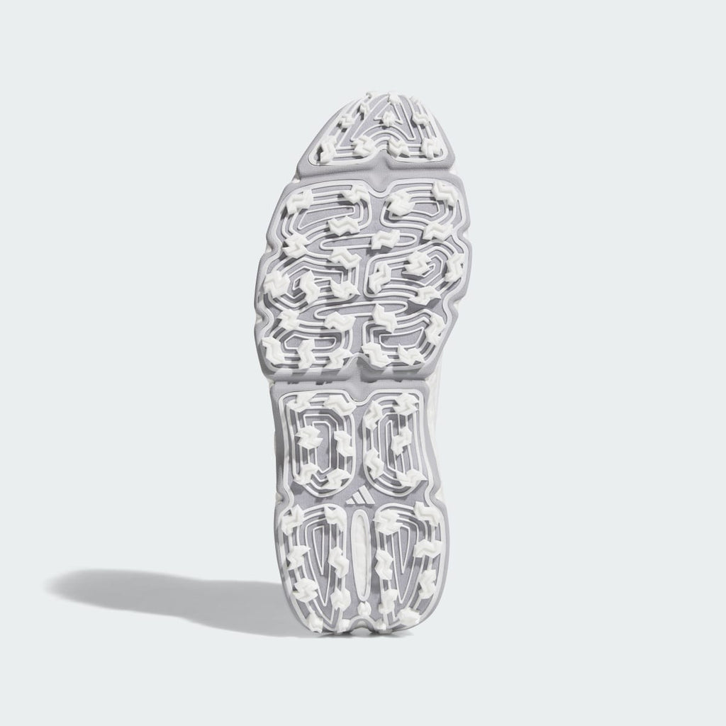 Adidas Men's CODECHAOS 27 BOA SPIKELESS GOLF SHOES - Cloud White / Silver Metallic / Halo Silver - Image 3