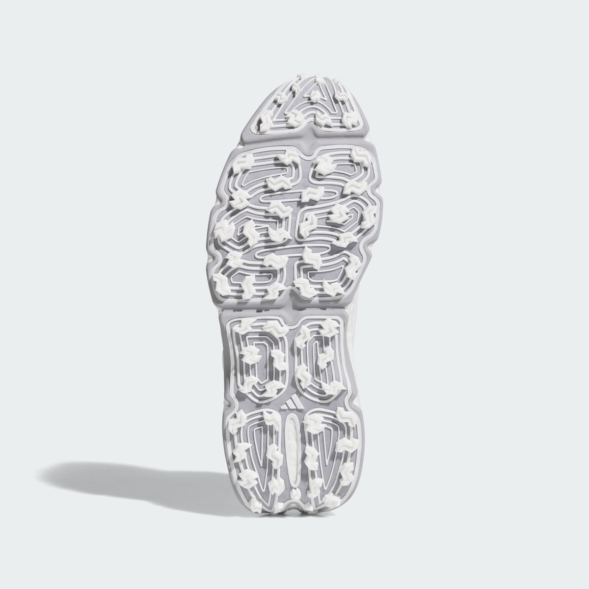 Adidas Men's CODECHAOS 27 BOA SPIKELESS GOLF SHOES - Cloud White / Silver Metallic / Halo Silver - Image 3