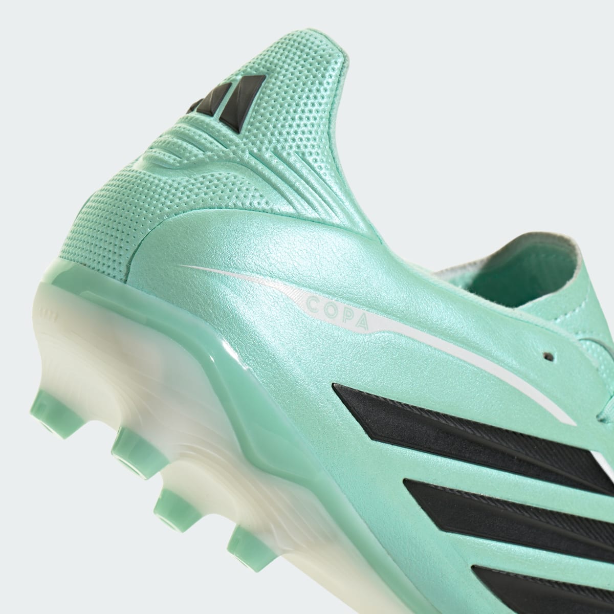 Adidas Women's COPA PURE IV LEAGUE Firm Ground Soccer Cleats - Clear Mint / Core Black / Cloud White - Image 10