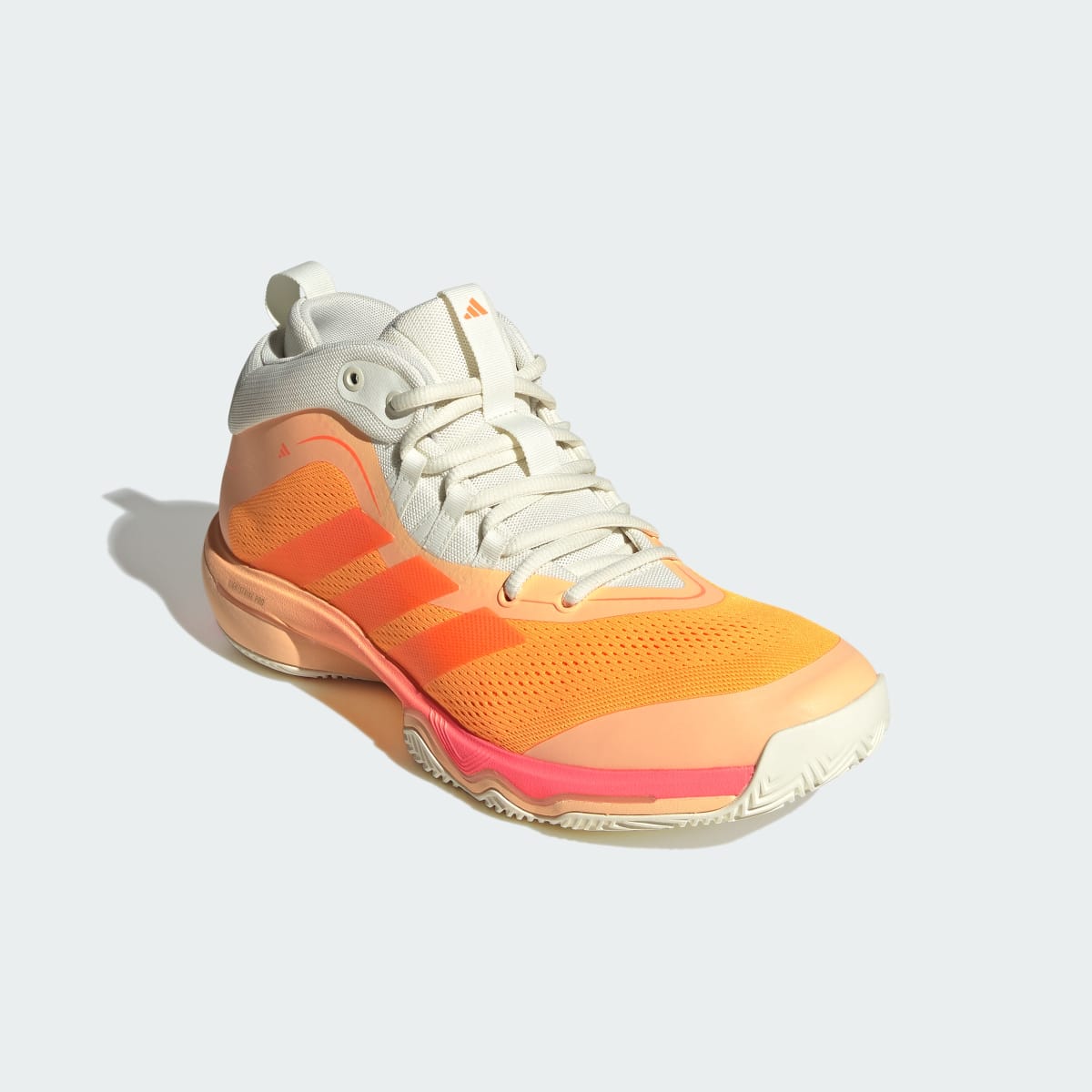 Adidas Men's CRAZYFLIGHT 7 SHOES - Lucid Tangerine / Lucid Orange / Off White - Image 4
