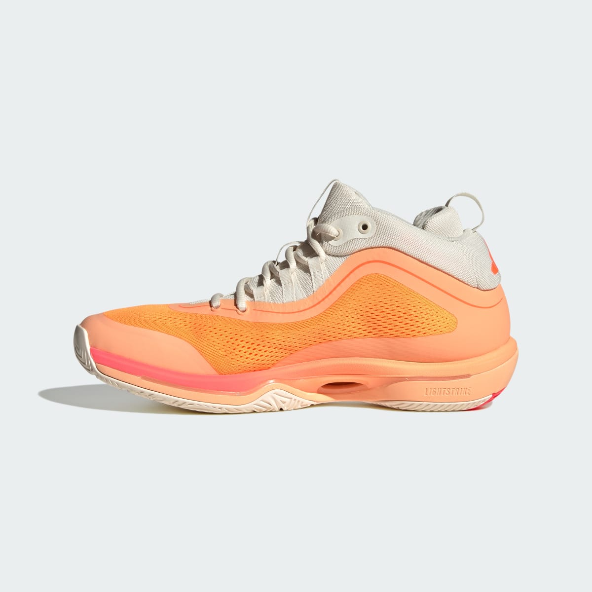 Adidas Men's CRAZYFLIGHT 7 SHOES - Lucid Tangerine / Lucid Orange / Off White - Image 6