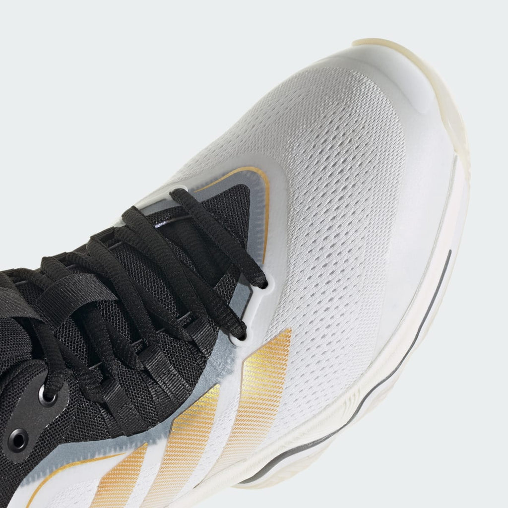 Adidas Men's CRAZYFLIGHT 7 SHOES - Cloud White / Gold Metallic / Core Black - Image 9