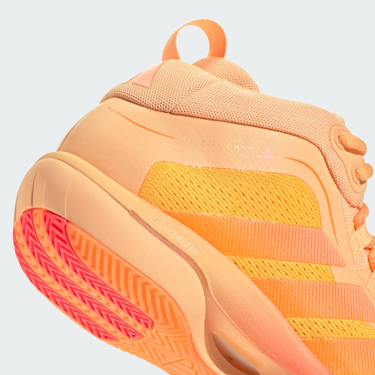 Adidas Women's CRAZYFLIGHT 7 Shoes - Acid Orange / Frozen Turbo / Lucid Tangerine - Image 10