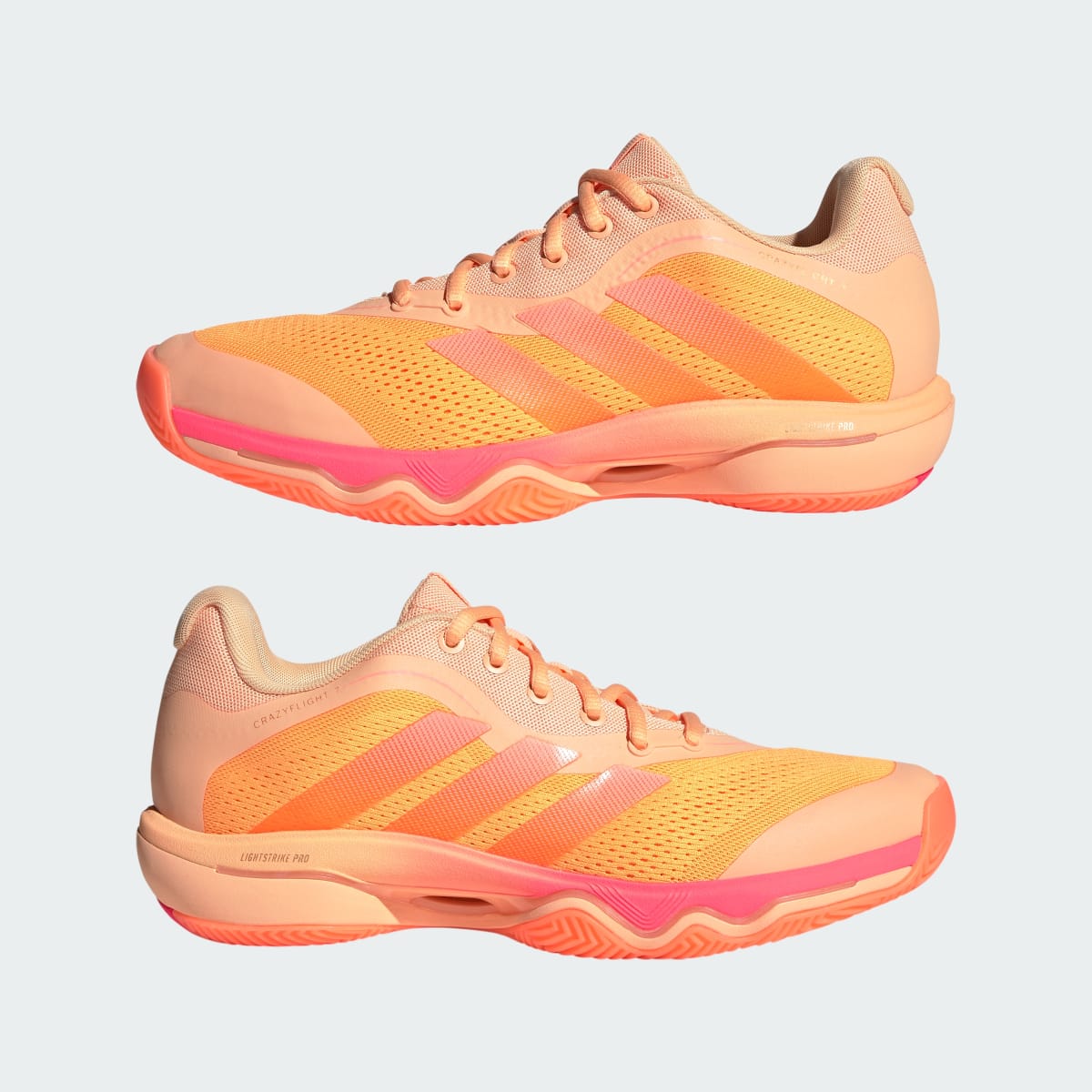 Adidas Women's CRAZYFLIGHT 7 Shoes - Acid Orange / Frozen Turbo / Lucid Tangerine - Image 7