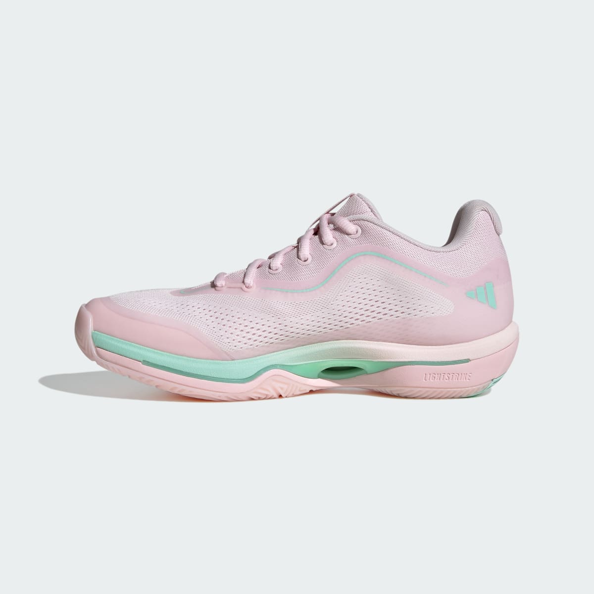 Adidas Women's CRAZYFLIGHT 7 Shoes - Distilled Pink / Clear Mint / Silver Metallic - Image 6