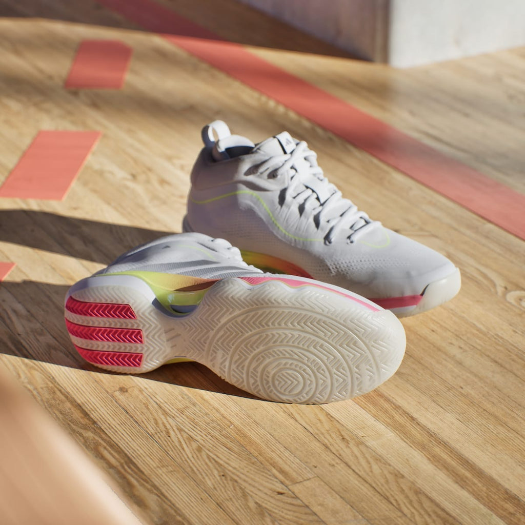Adidas Men's CRAZYFLIGHT 7 Shoes - Cloud White / Cloud White / Iron Metallic - Image 4