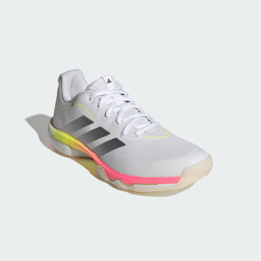 Adidas Men's CRAZYFLIGHT 7 Shoes - Cloud White / Iron Metallic / Solar Turbo - Image 4