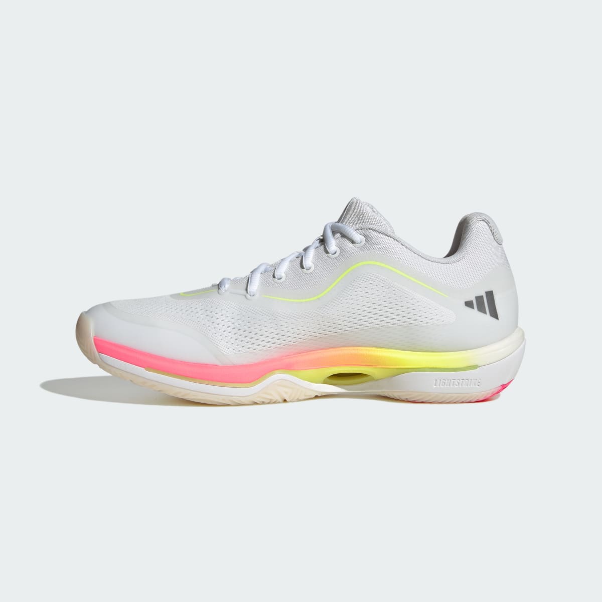 Adidas Men's CRAZYFLIGHT 7 Shoes - Cloud White / Iron Metallic / Solar Turbo - Image 6