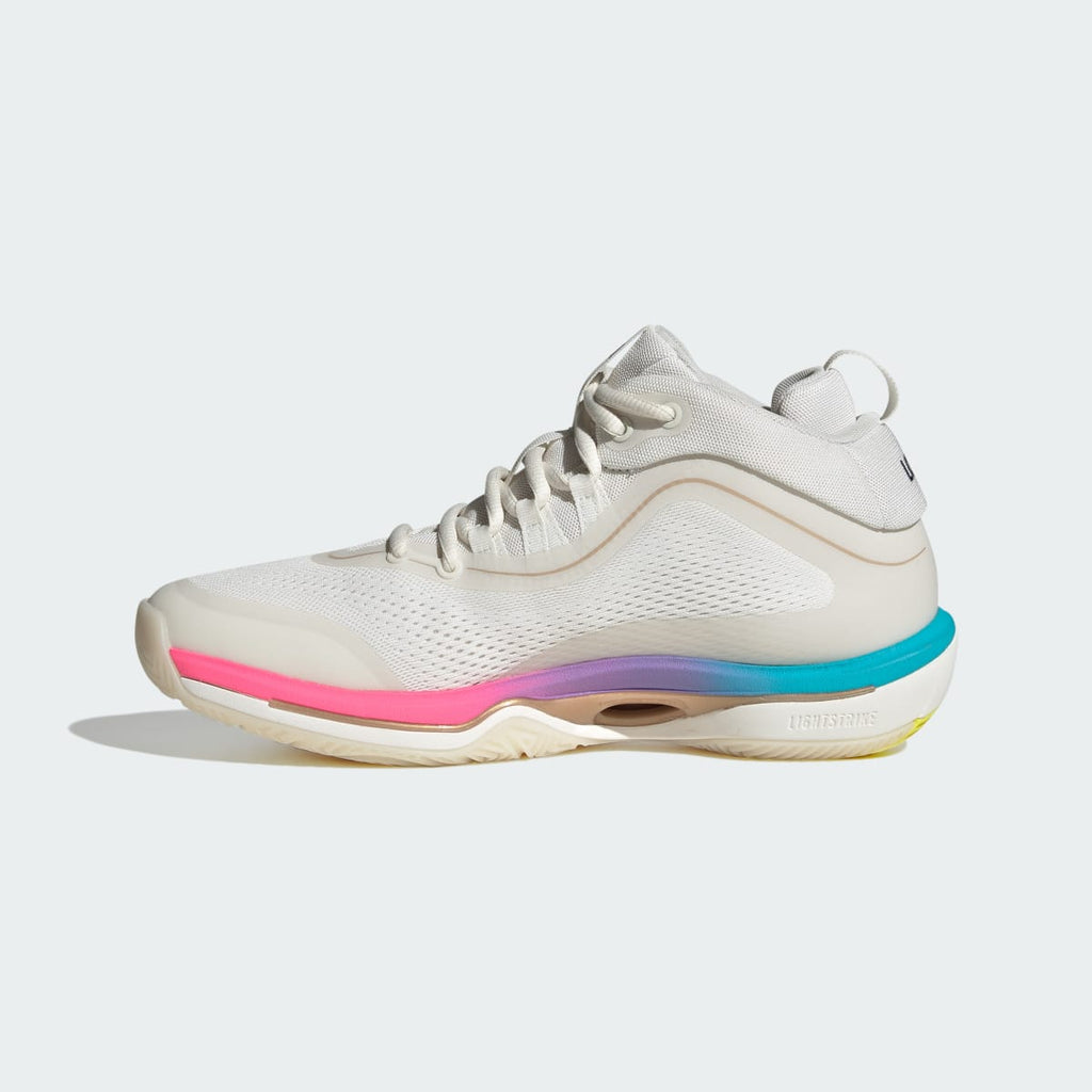 Adidas Women's CRAZYFLIGHT 7 Shoes - Core White / Rose Gold Metallic / Dark Blue - Image 8