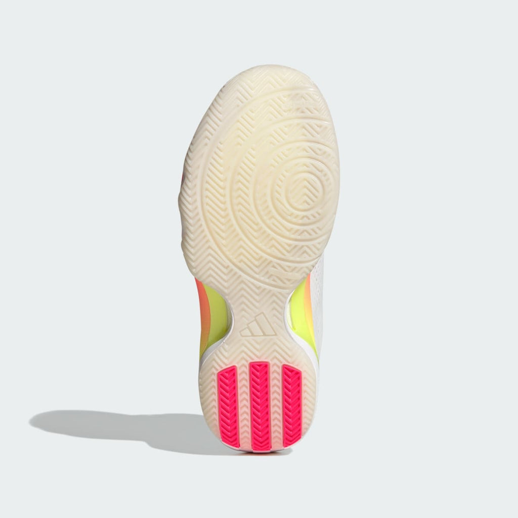 Adidas Women's CRAZYFLIGHT 7 Shoes - Cloud White / Tech Grey Metallic / Solar Turbo - Image 4