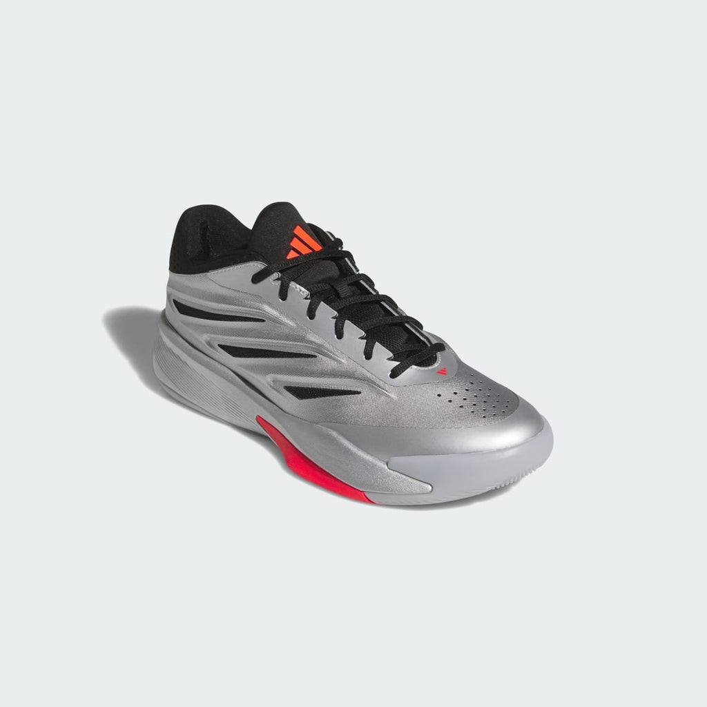 Adidas Men's CRAZY ENERGY SHOES - Silver Metallic / Core Black / Lucid Red - Image 4