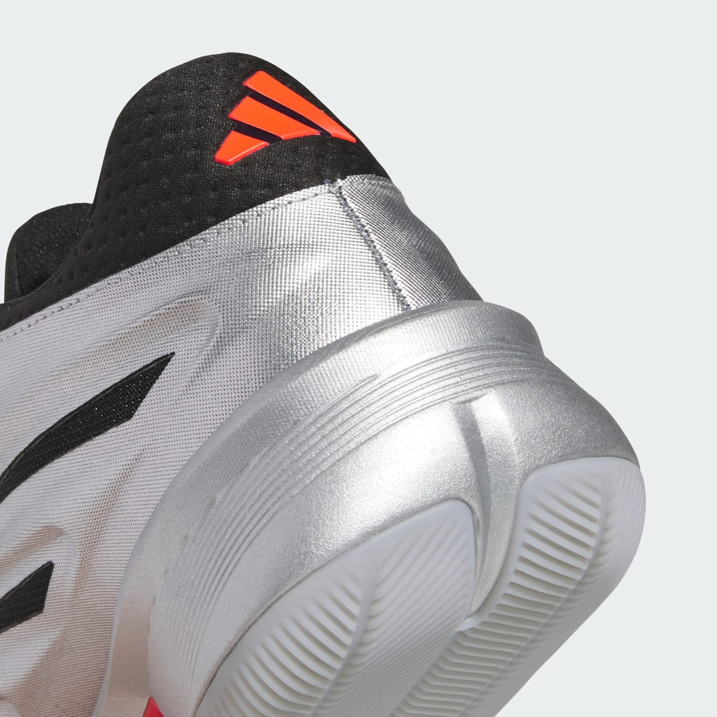 Adidas Men's CRAZY ENERGY SHOES - Silver Metallic / Core Black / Lucid Red - Image 9