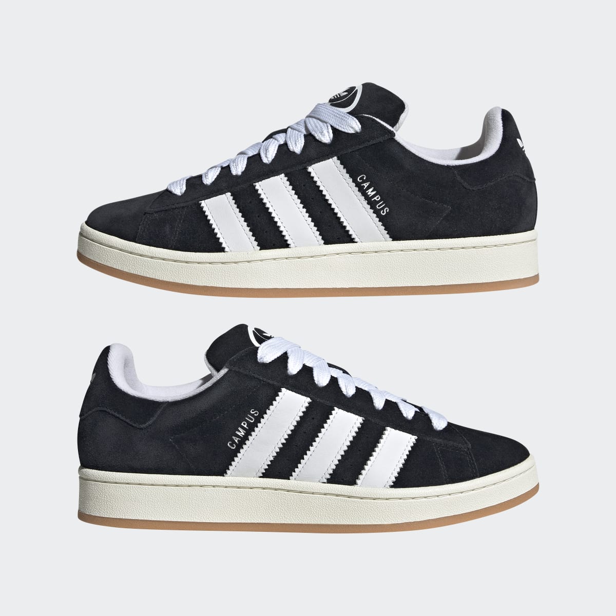 Adidas Men's Campus 00s Shoes - Core Black / Cloud White / Off White - Image 8