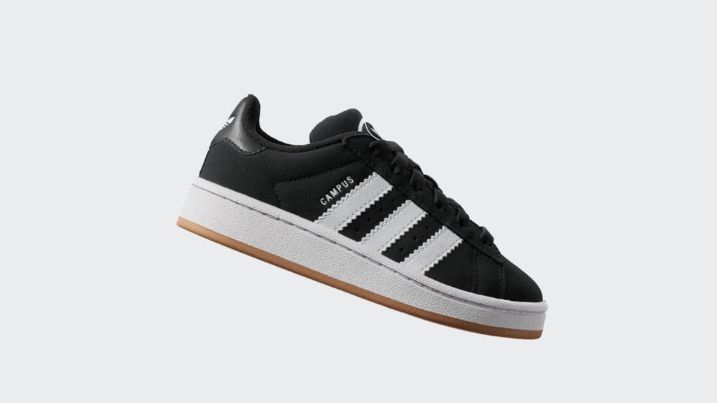 Adidas Kids' Campus 00s Shoes - Core Black / Cloud White / Gum - Image 2