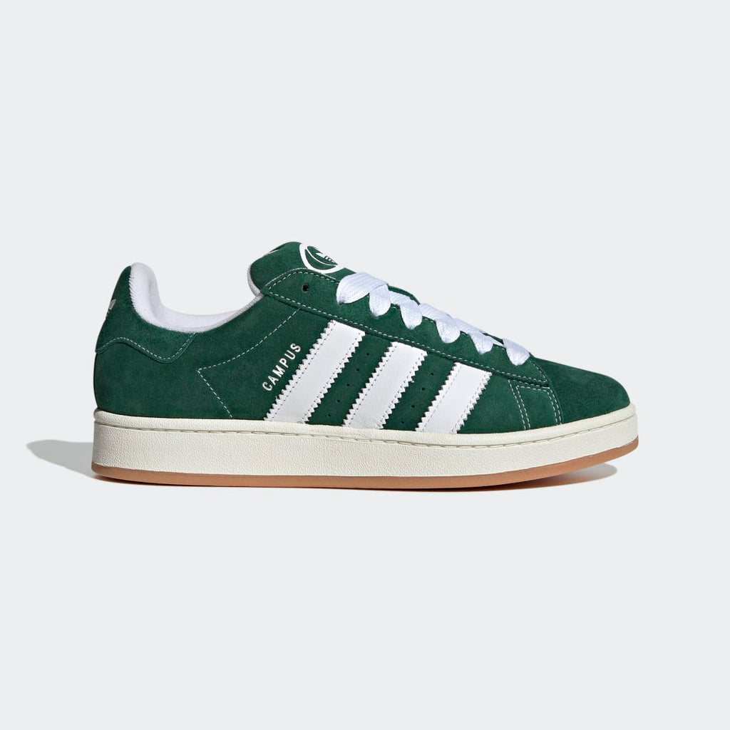 Adidas Men's Campus 00s Shoes - Dark Green / Cloud White / Off White - Image 1