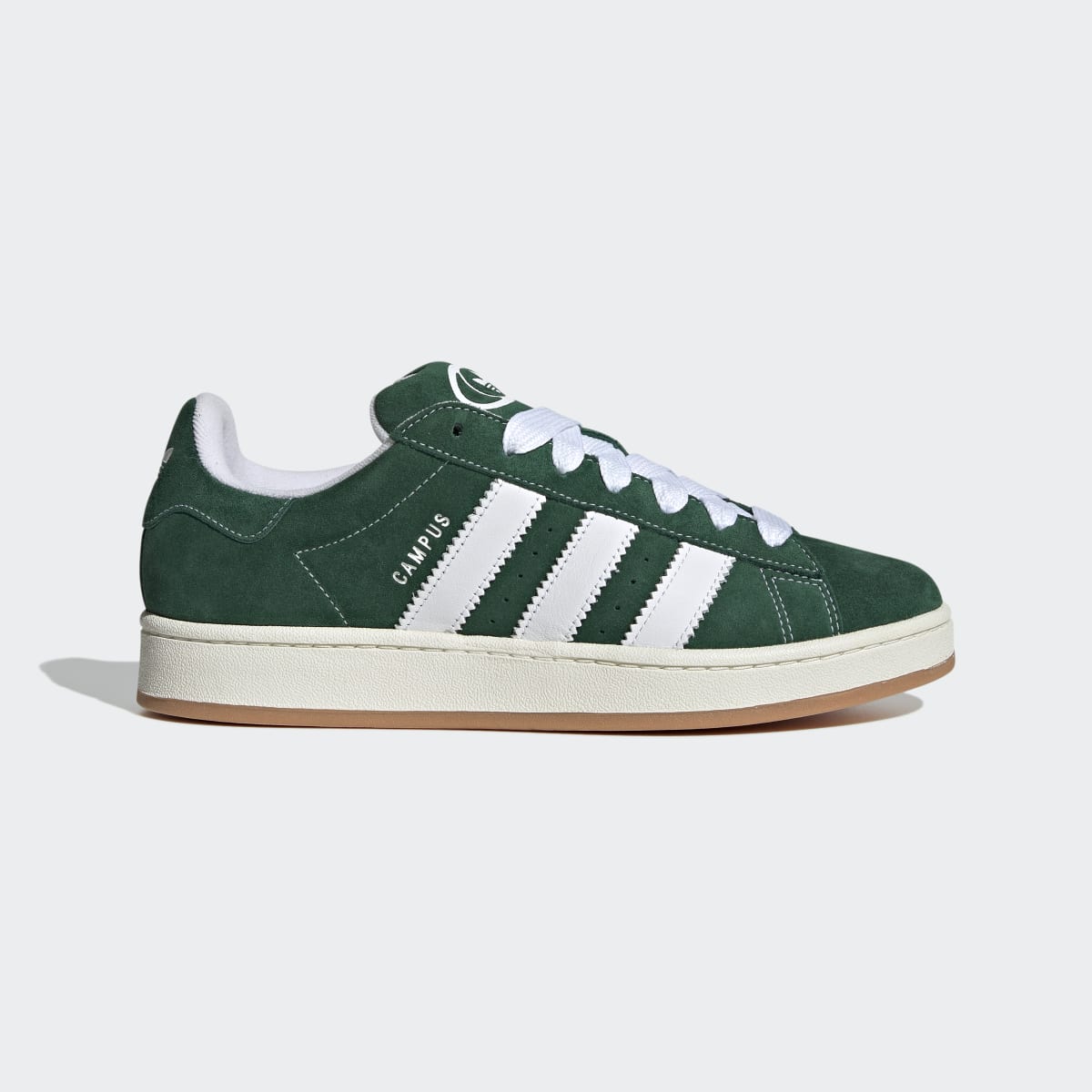 Adidas Men's Campus 00s Shoes - Dark Green / Cloud White / Off White - Image 1