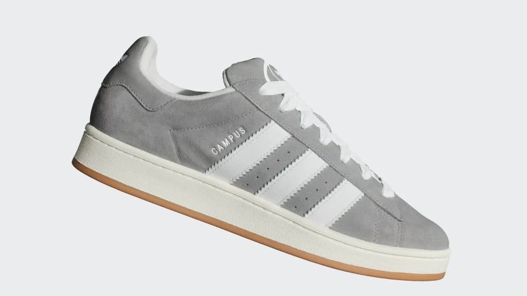 Adidas Men's Campus 00s Shoes - Grey Three / Cloud White / Off White - Image 3