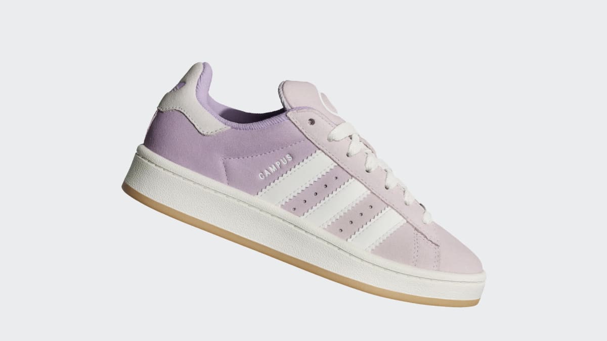 Adidas Kids' Campus 00s Shoes - Almost Pink / Core White / Powder Plum - Image 2