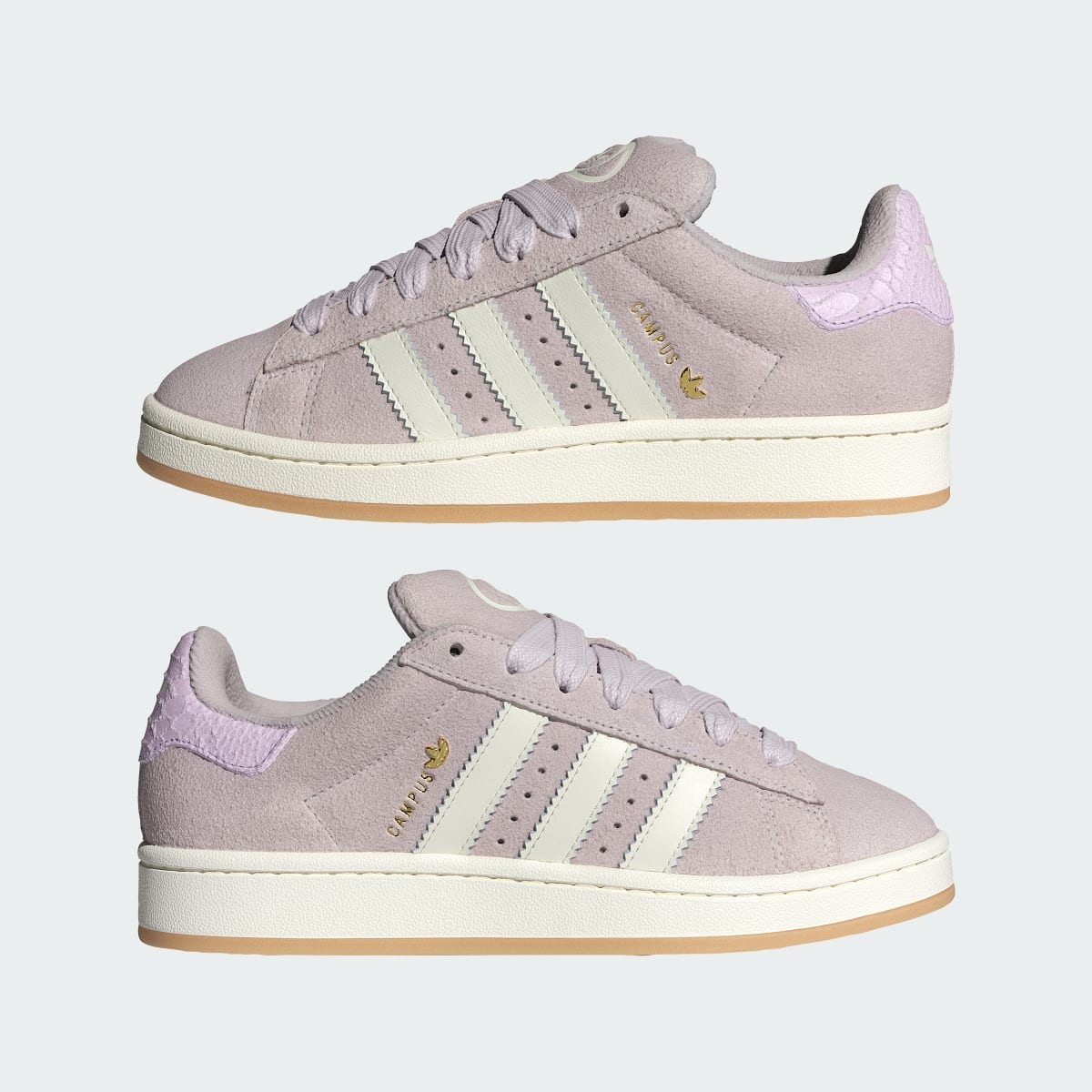 Adidas Women's Campus 00s Shoes - Ice Purple / Off White / Powder Plum - Image 8