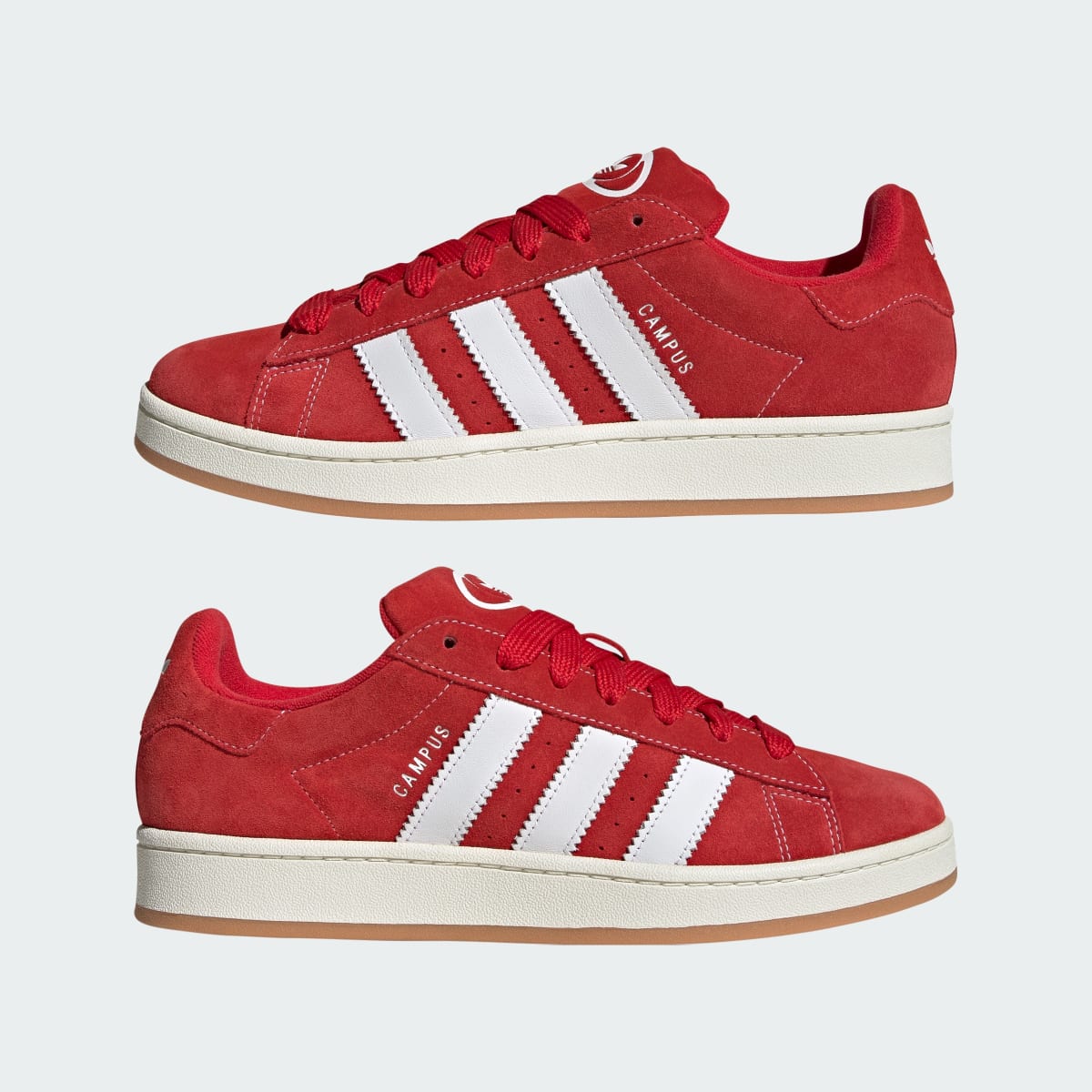 Adidas Men's Campus 00s Shoes - Better Scarlet / Cloud White / Off White - Image 7