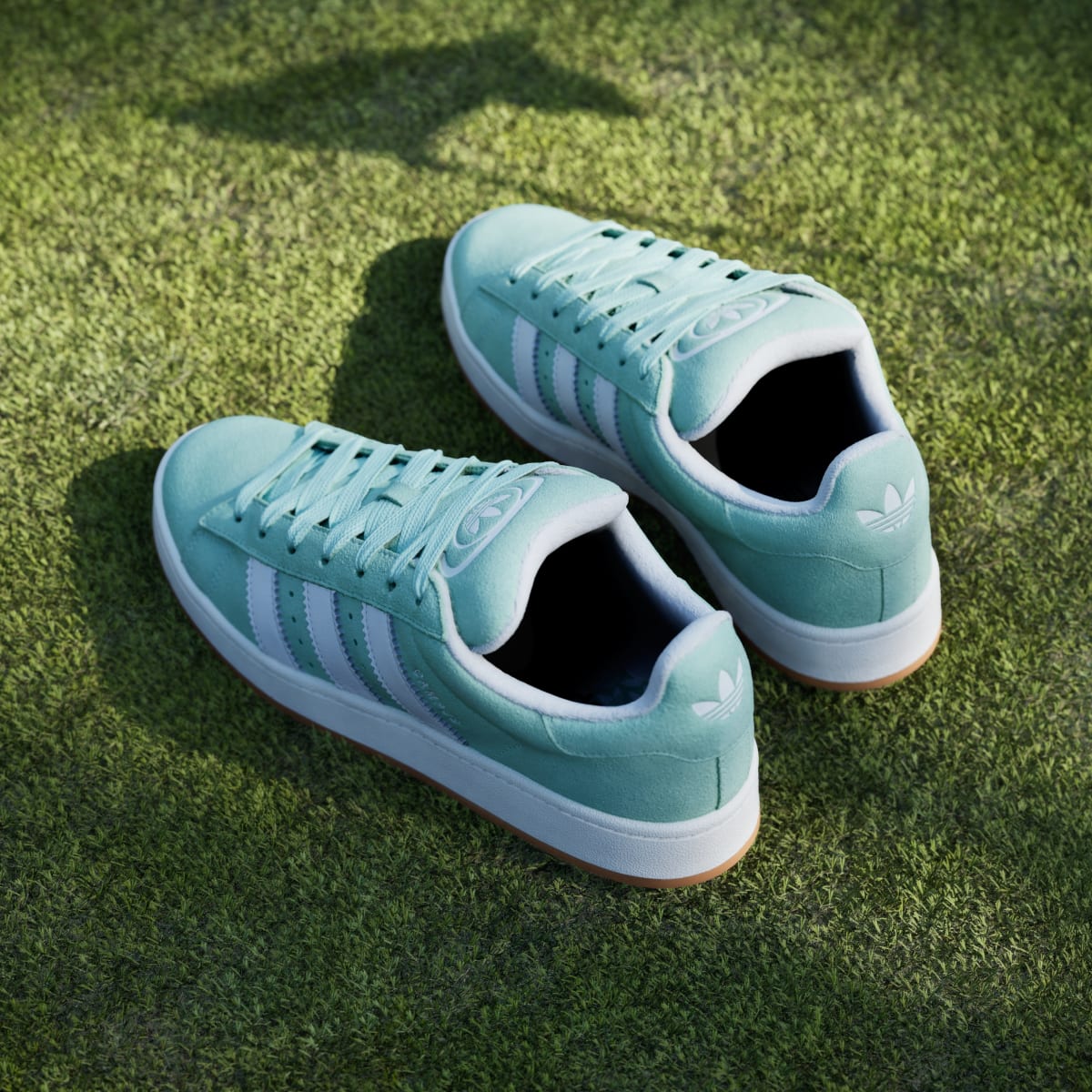 Adidas Women's Campus 00s Spikeless Golf Shoes - Clear Mint / Cloud White / Gum - Image 8