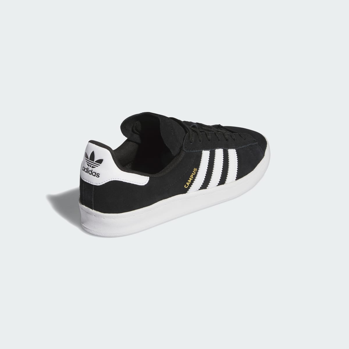 Adidas Men's Campus ADV Shoes - Core Black / Cloud White / Cloud White - Image 5