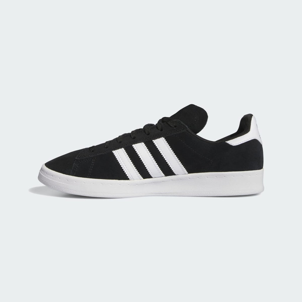 Adidas Men's Campus ADV Shoes - Core Black / Cloud White / Cloud White - Image 6