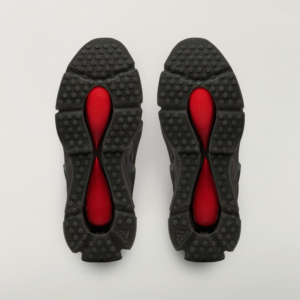 Adidas Men's Chavarria Mega High Shoes - Core Black / Core Black / Better Scarlet - Image 4