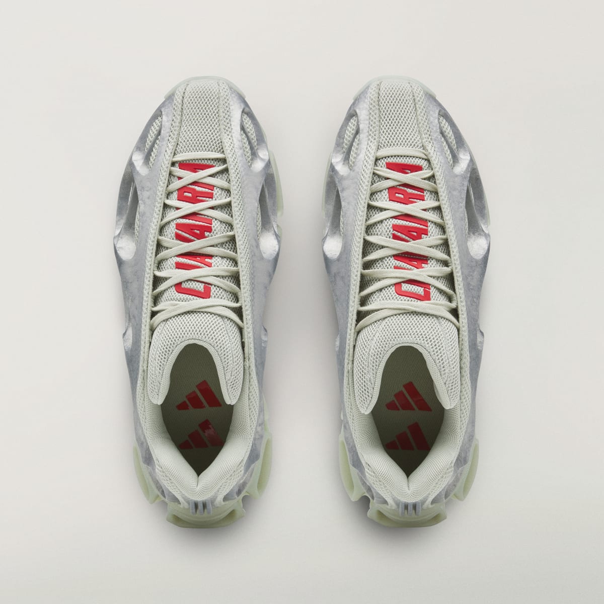 Adidas Men's Chavarria Mega WC Version Shoes - Halo Green / Silver Metallic / Better Scarlet - Image 3