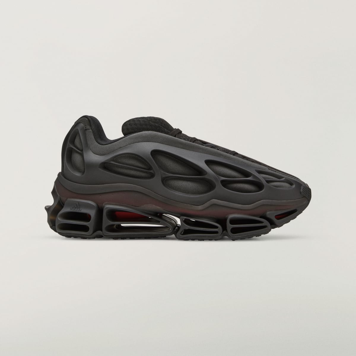 Adidas Women's Chavarria Megaride Bones - Core Black / Core Black / Better Scarlet - Image 2